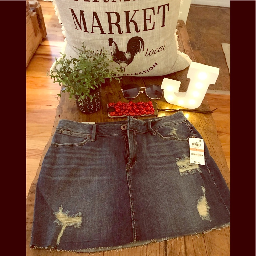 Coachella 💙🌻Summer 💙Denim Mini skirt